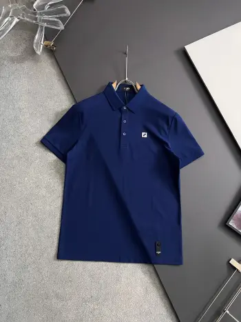 Spring and Summer New Men s Short-Sleeve Polo Shirt Replica Fendi Tshirts and Polos