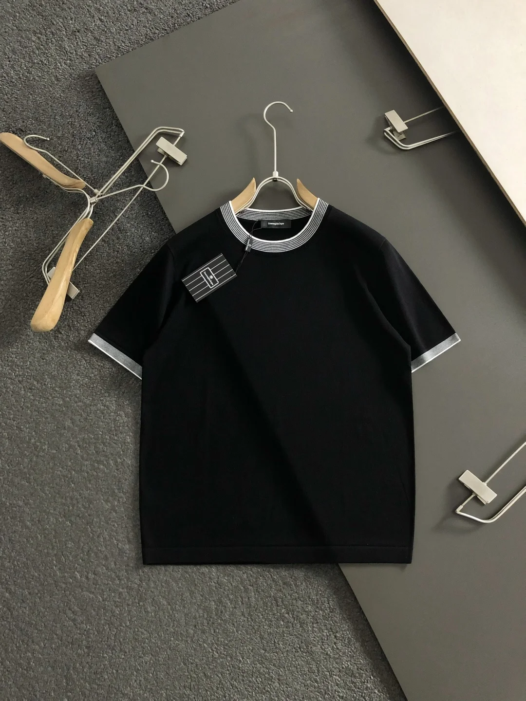 杰尼亚 2026春夏醋酸亚麻短袖