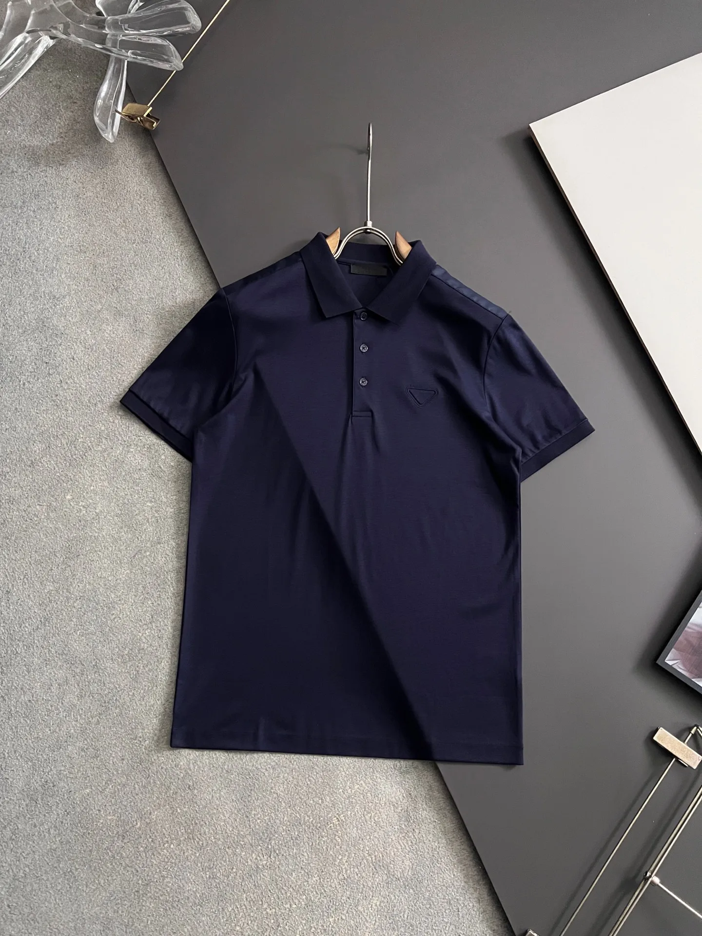 普拉达 春夏新款男士短袖Polo衫