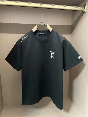 春夏纯棉精梳棉男士短袖 高仿LVT恤/POLO衫