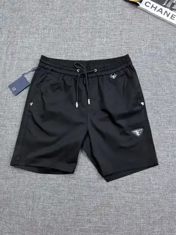 普拉达 P家原单男士休闲短裤 高仿普拉达短裤/沙滩裤