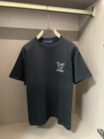 春夏纯棉精梳棉男士短袖 高仿LVT恤/POLO衫