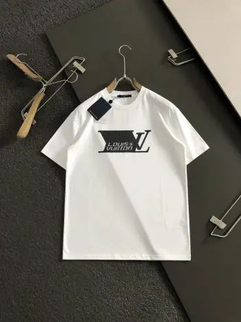 2026春夏字母印花短袖 高仿LVT恤/POLO衫