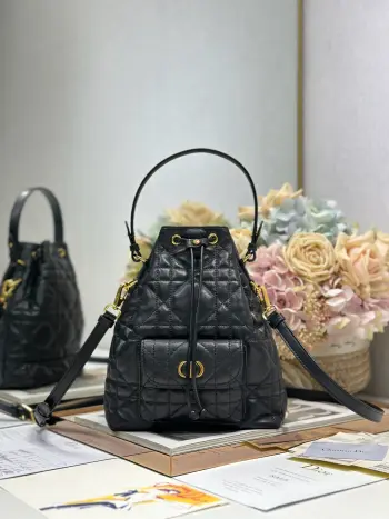 3372 Tartan Check Pattern Bucket Bag Women s Crossbody Bag Replica Dior backpacks