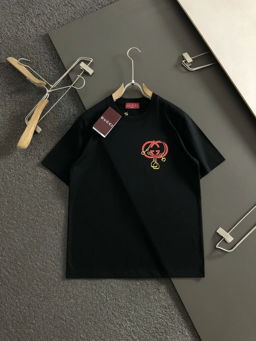 Gucci 2026 Spring/Summer Printed Studded Short Sleeve