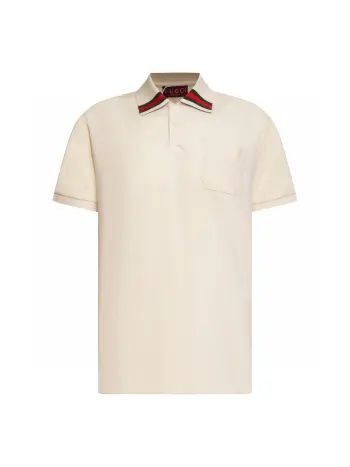 经典款字母刺绣翻领POLO衫 高仿古奇T恤/POLO衫