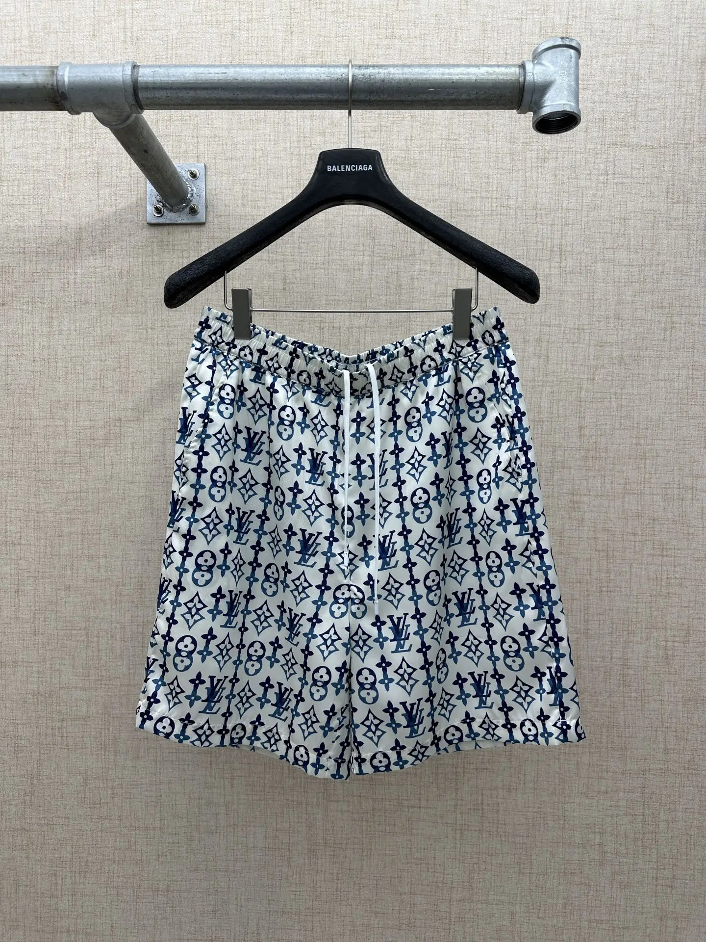 LV 印花桑蚕丝短裤