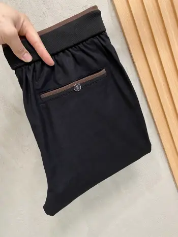 新品天丝亚麻休闲裤  高仿杰尼亚休闲裤/西裤