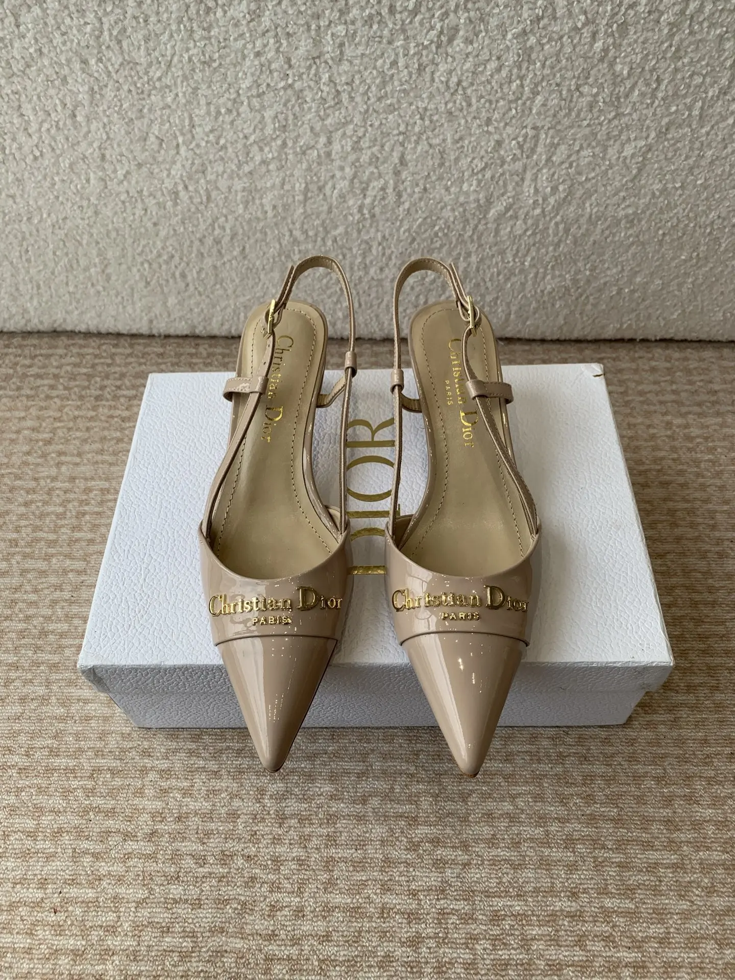 迪奥 25ss春夏新款D-My尖头高跟鞋