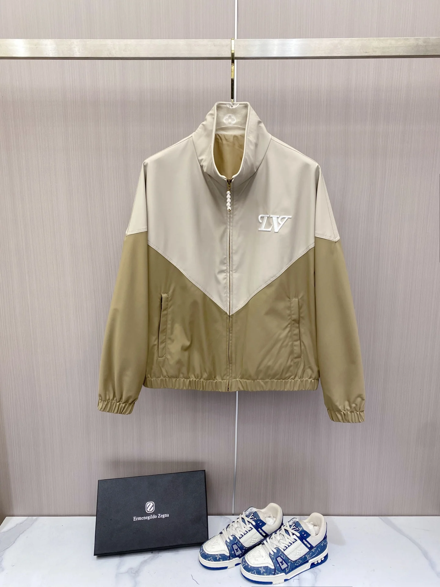 LV 2026ss春季新款立领夹克外套