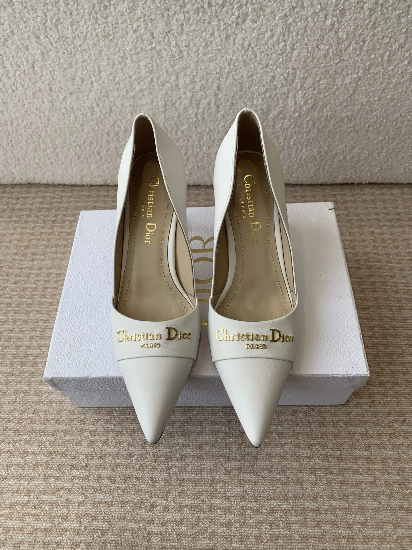 迪奥 25ss春夏新款D-My尖头高跟鞋