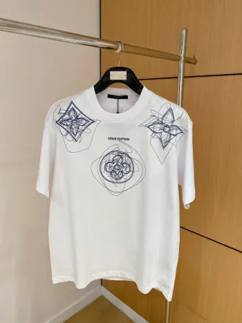 2026春夏新款宽松短袖 高仿LVT恤/POLO衫