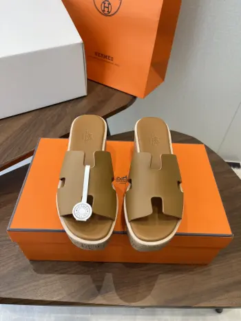 Luce 30 Sandals Platform Wedge Sandals Replica Hermes Womens Sandals and Slides