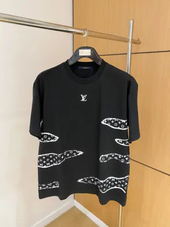 2026春夏新款宽松短袖 高仿LVT恤/POLO衫