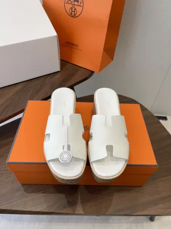 Luce 30 Sandals Platform Wedge Sandals Replica Hermes Womens Sandals and Slides