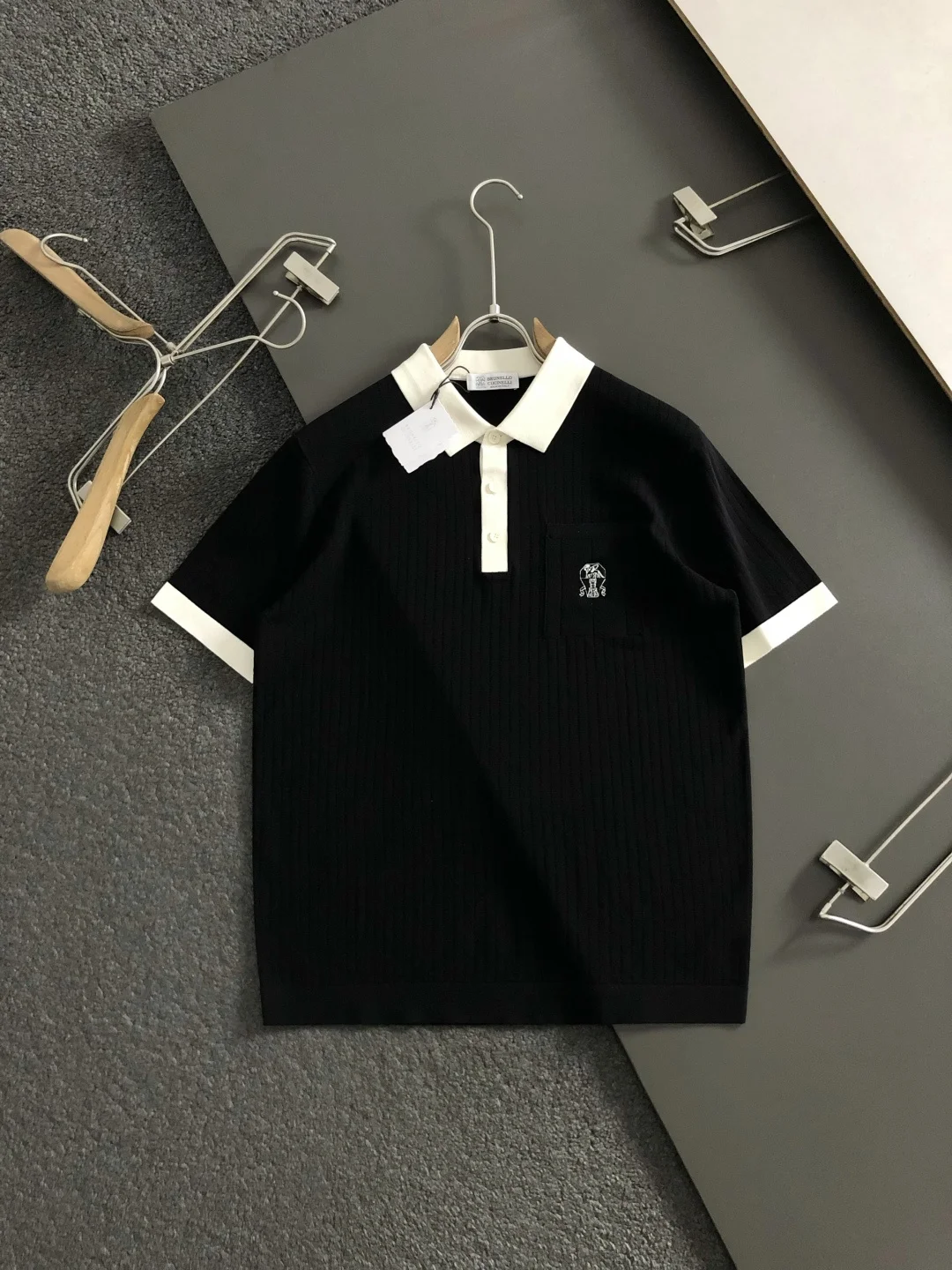 布鲁内洛库奇内利 2026春夏纯色百搭短袖