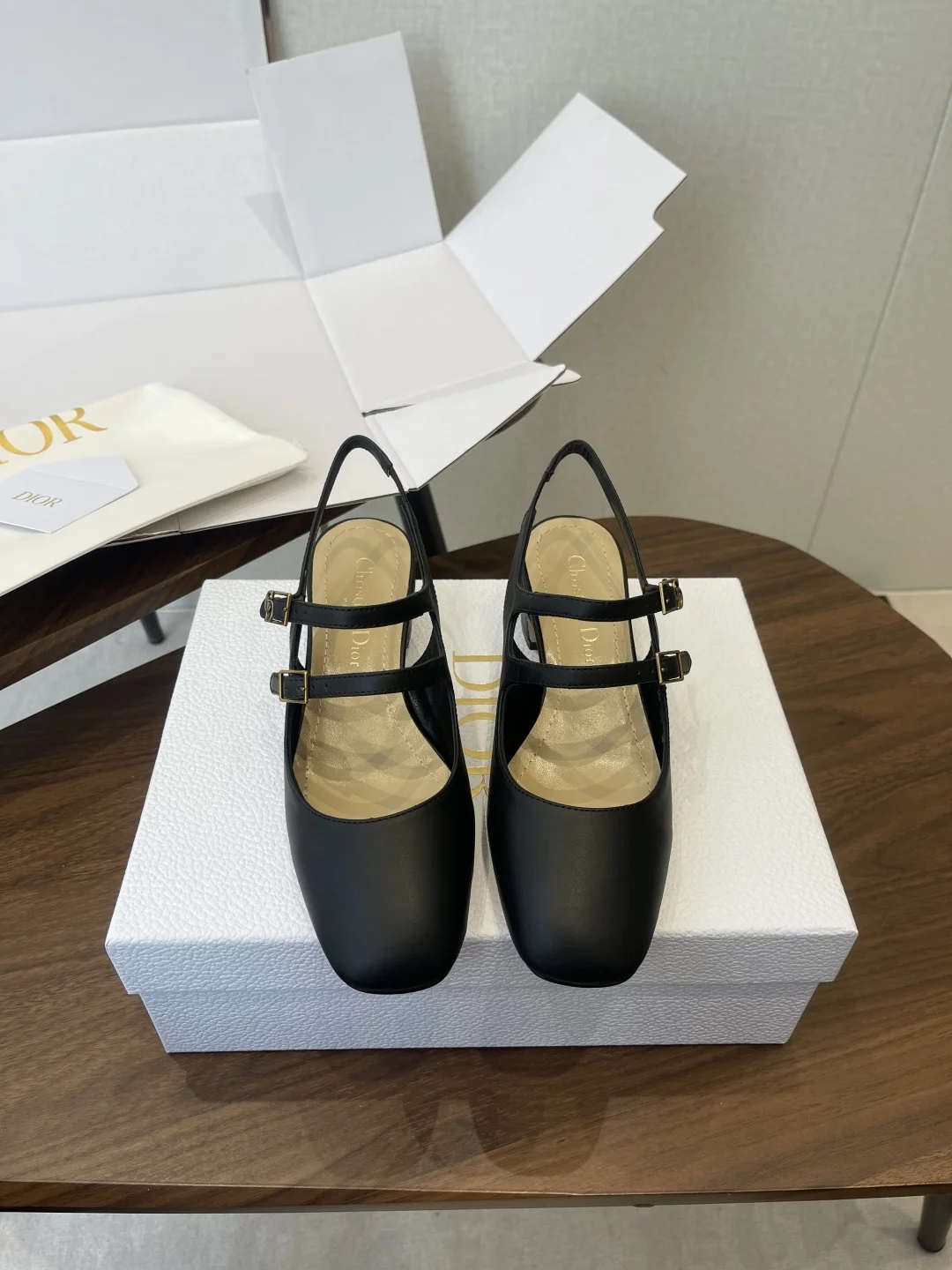 迪奥 26ss D-Cherie露跟高跟鞋