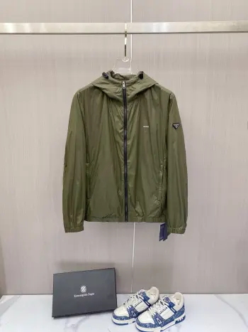 2026 SS Spring New Hooded Jacket Replica Burberry Jackets and Outerwear