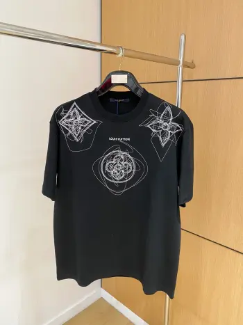 2026春夏新款宽松短袖 高仿LVT恤/POLO衫