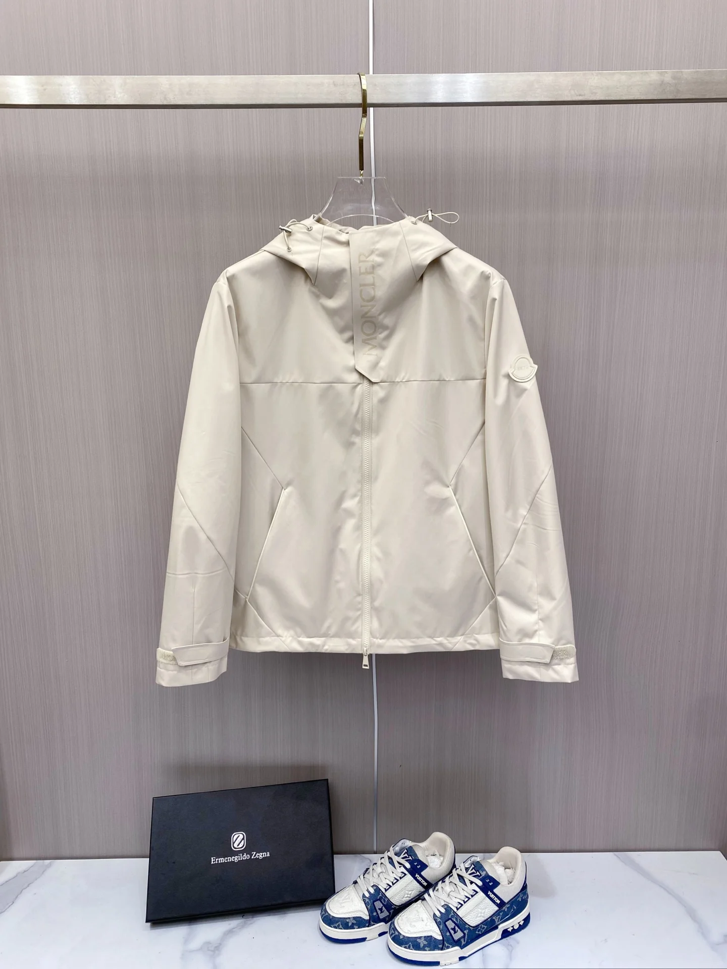 蒙口 026ss春季新款连帽夹克外套