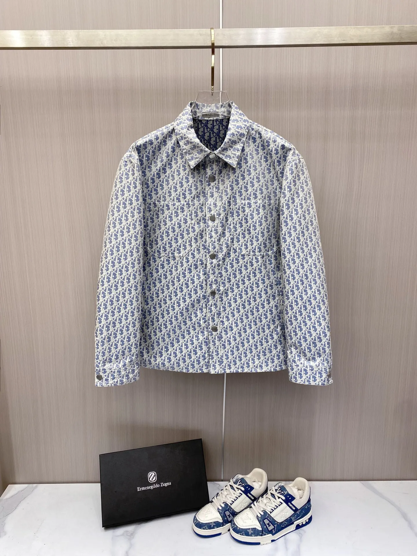 迪奥 2026ss春季新款翻领夹克外套