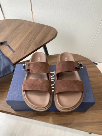 25ss 春夏最新款 男士超轻发泡大底 凉拖 高仿迪奥男士凉鞋/拖鞋