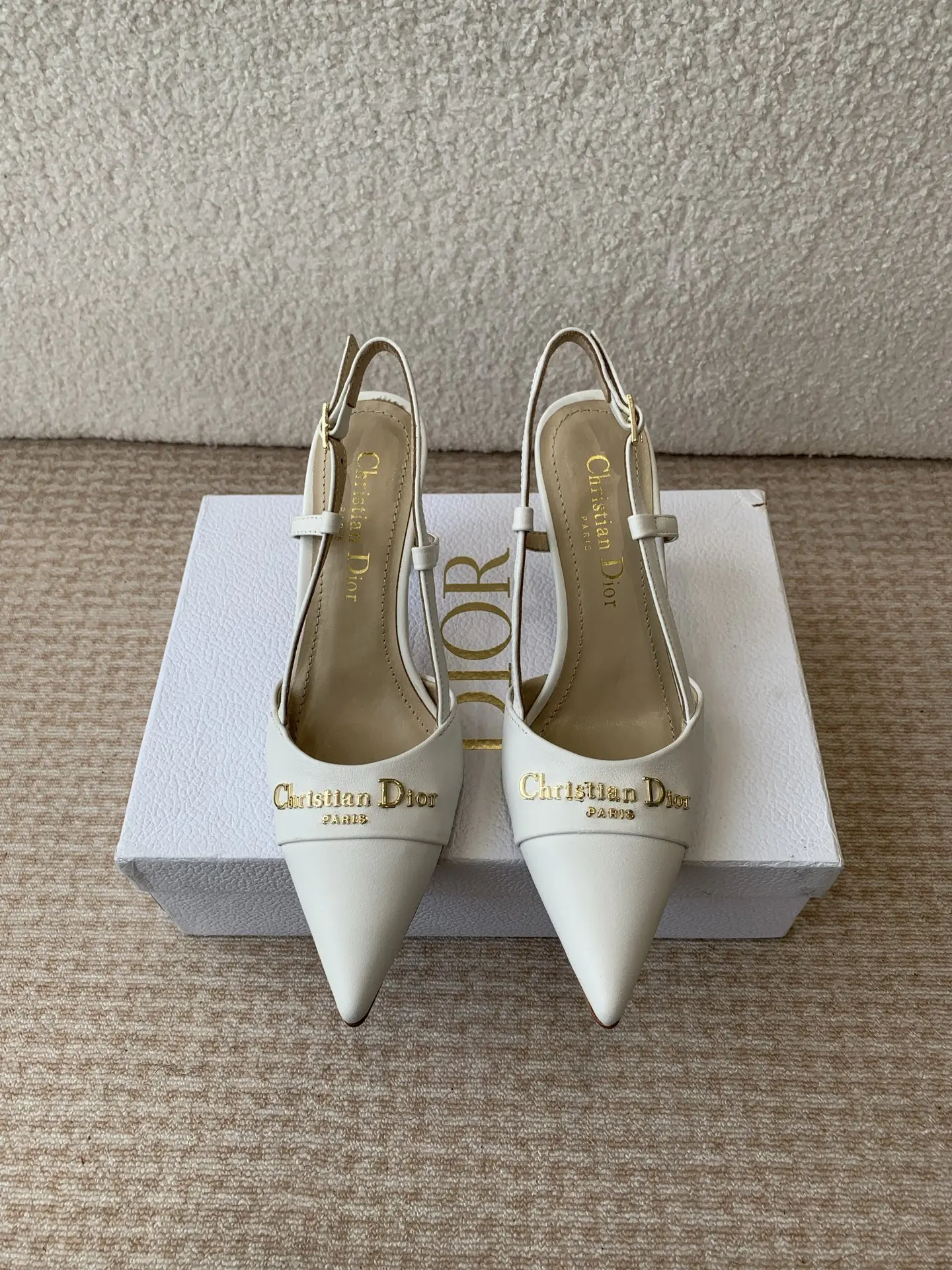 迪奥 25ss春夏新款D-My尖头高跟鞋