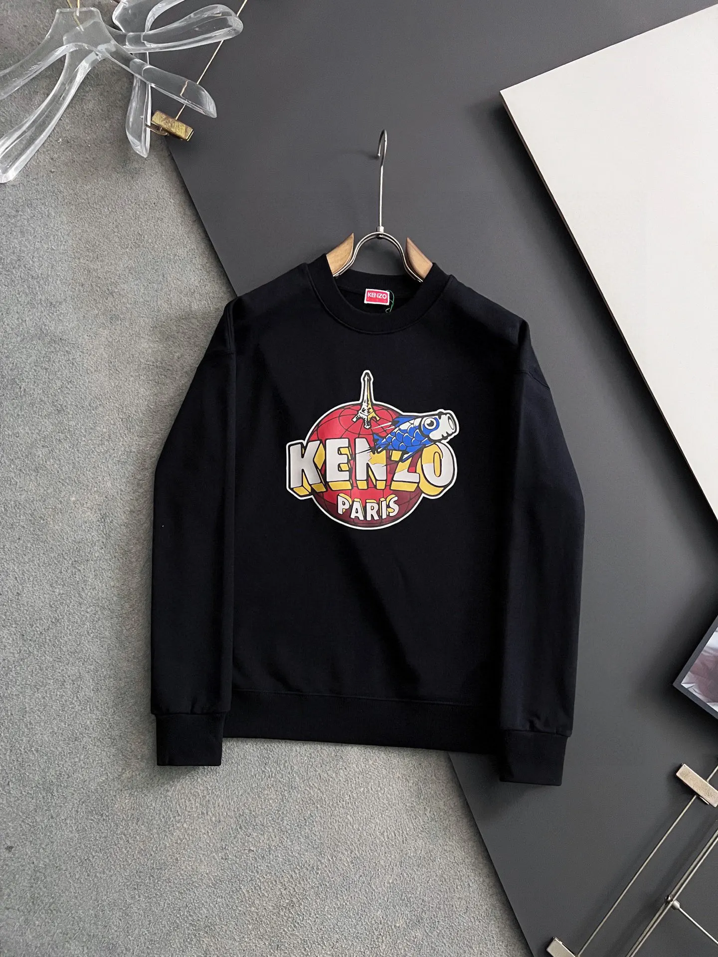 KENZO 精美工艺圆领款卫衣