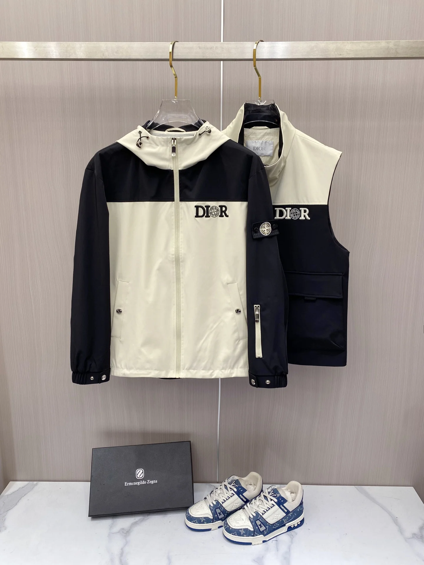 迪奥 2026ss春季新款两件套夹克外套 迪奥 2026ss春季新款两件套夹克外套