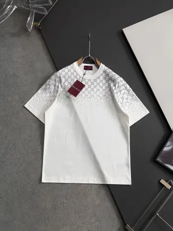 纯棉双纱短袖 高仿古奇T恤/POLO衫