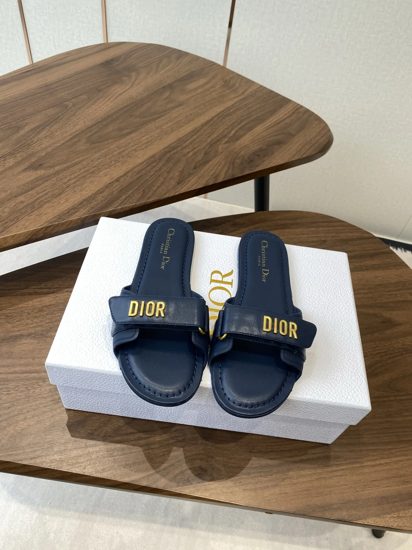 迪奥 Dioract系列沙滩鞋 魔术贴凉拖鞋