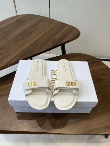 Dioract系列沙滩鞋 魔术贴凉拖鞋 高仿迪奥女士凉鞋/拖鞋