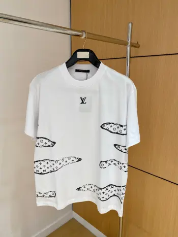 2026春夏新款宽松短袖 高仿LVT恤/POLO衫