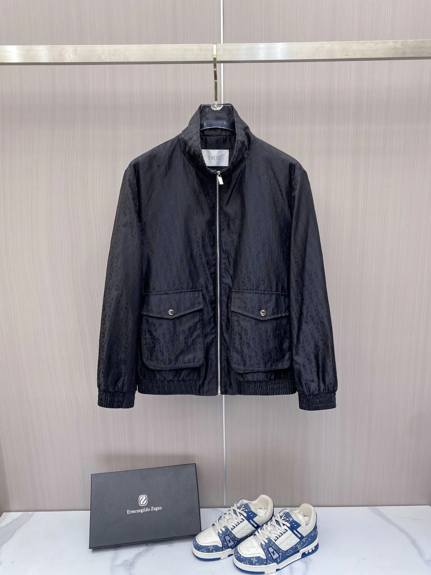 迪奥 2026ss春季新款立领夹克外套