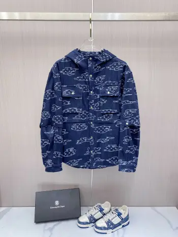 2026ss春季新款夹克牛仔外套 高仿LV夹克/外套