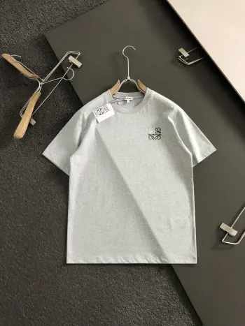 2026 Spring/Summer Letter Embroidery Short Sleeve Replica Loewe Tshirts and Polos