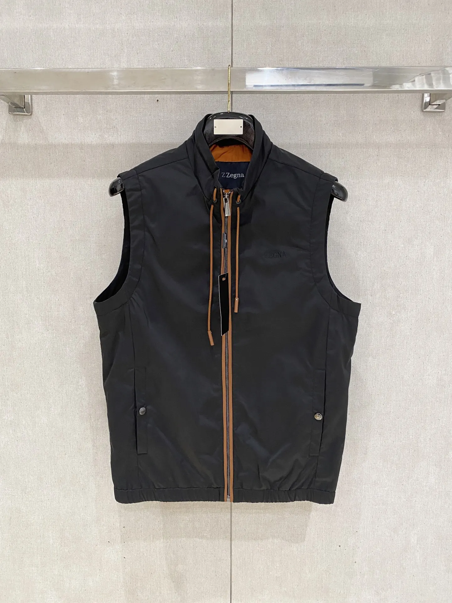 杰尼亚  2026FW秋冬连帽夹克外套马甲