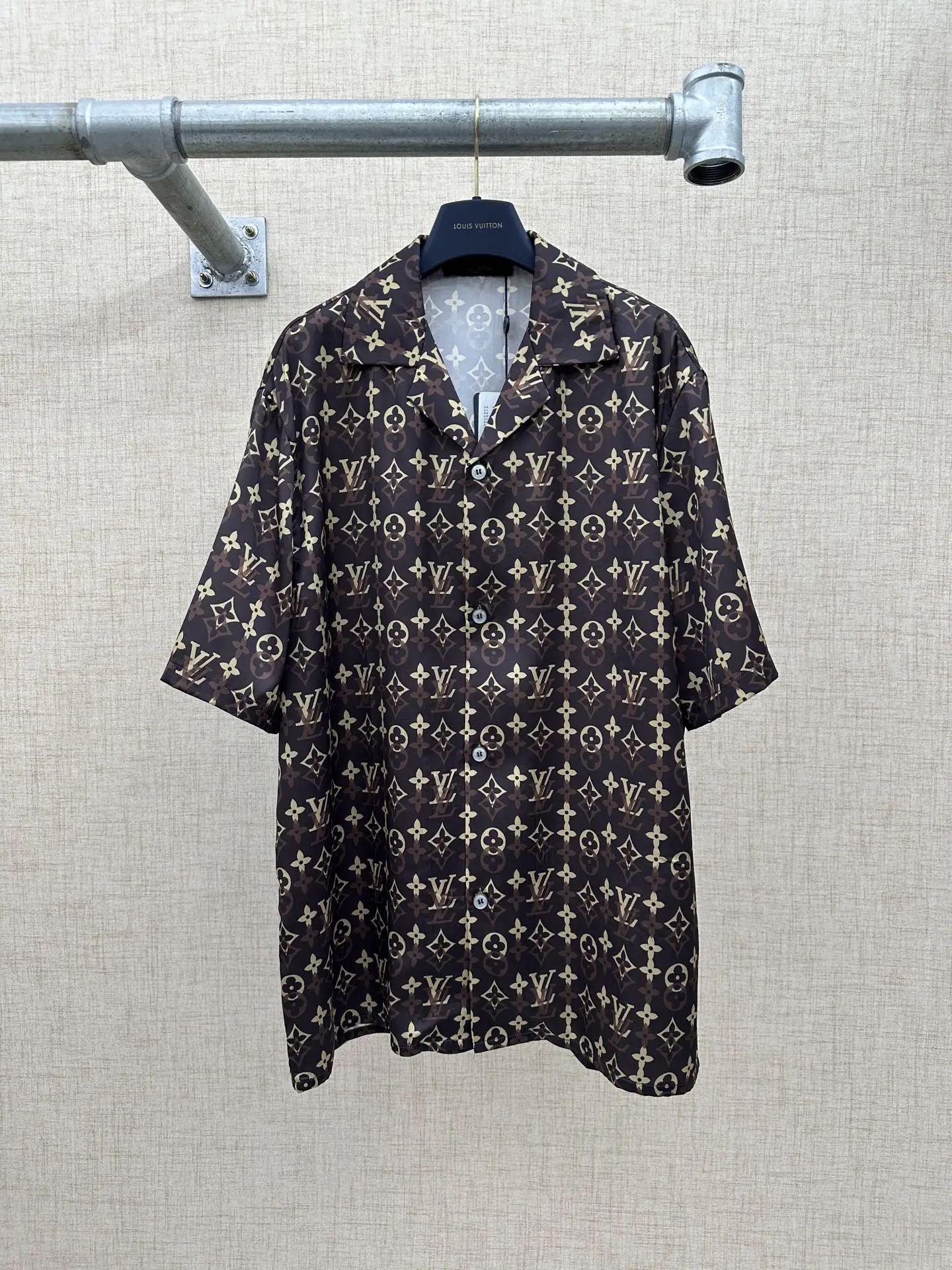 LV  桑蚕丝短袖衬衫