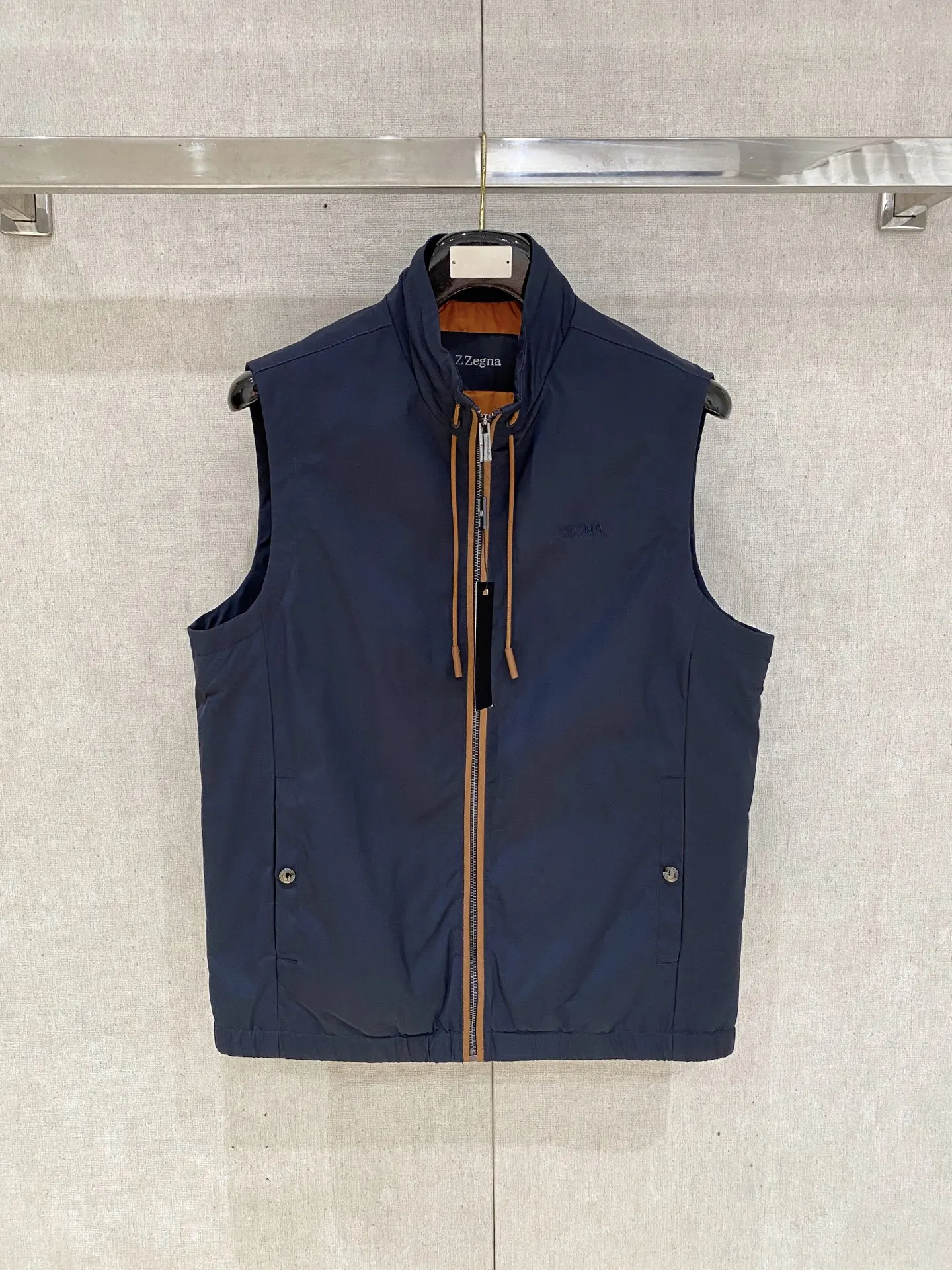 杰尼亚  2026FW秋冬连帽夹克外套马甲