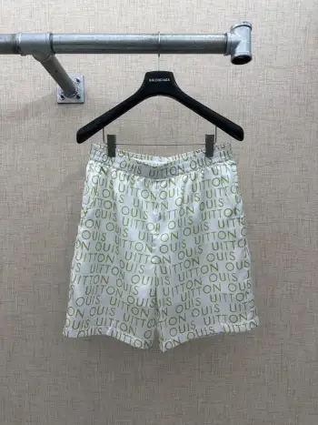 2026春夏系列的印花桑蚕丝短裤 高仿LV短裤/沙滩裤