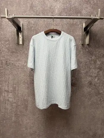 高定毛巾棉提花短袖T恤 高仿迪奥T恤/POLO衫