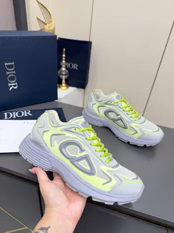 B30男士低帮系带休闲运动鞋 高仿迪奥男士运动鞋