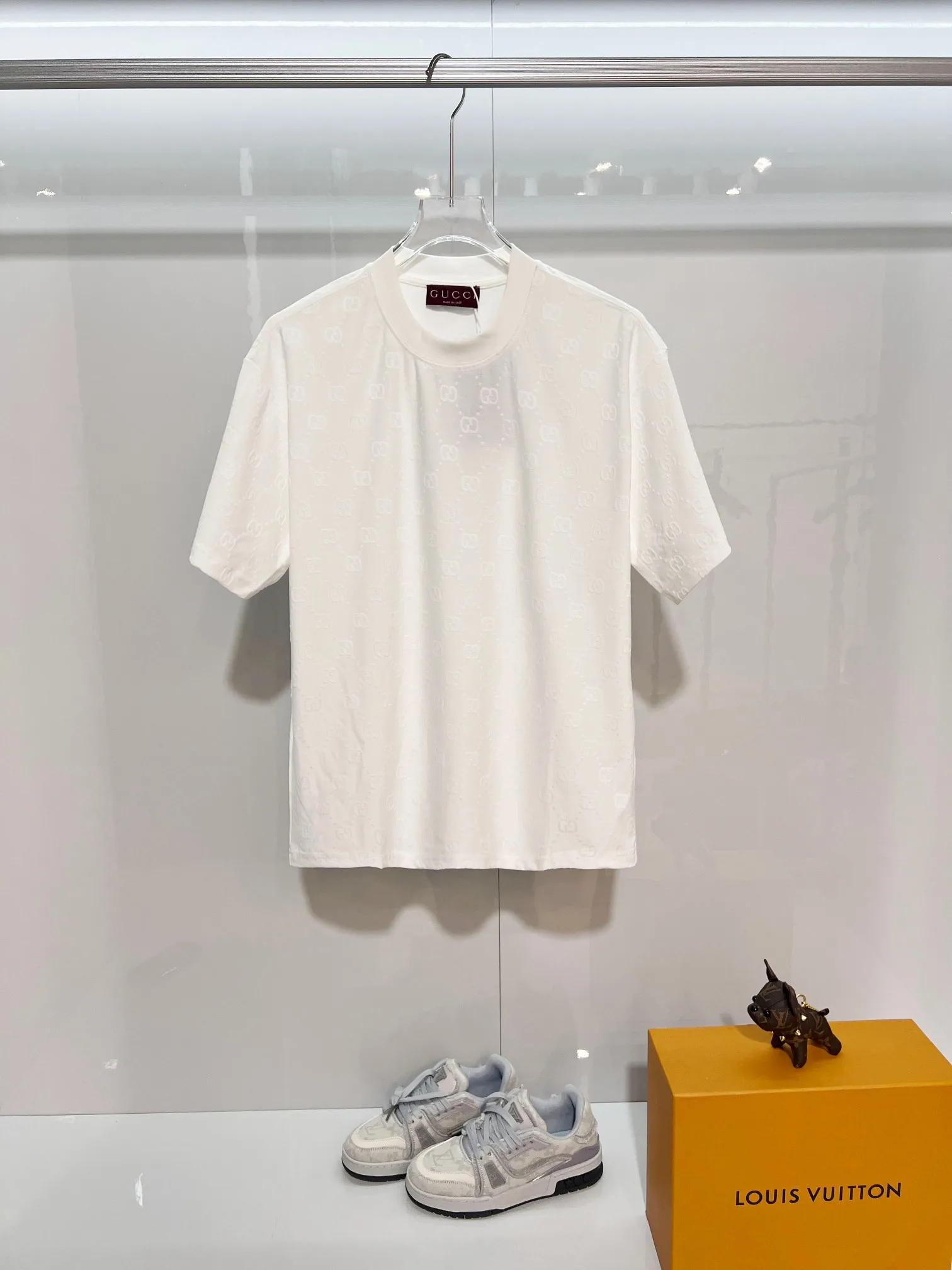 Gucci High-quality 320gsm crew neck short-sleeve t-shirt