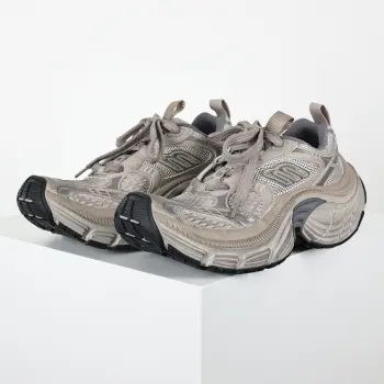 情侣款圆头系带老爹鞋 高仿巴黎世家男士运动鞋