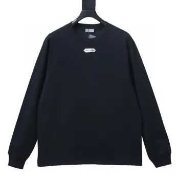 Double-stranded combed cotton double yarn base shirt Replica Dior Knitwear and Sweaters