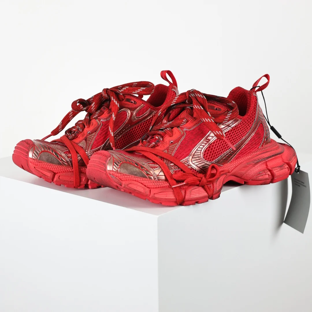 巴黎世家 情侣款防滑橡胶大底老爹鞋