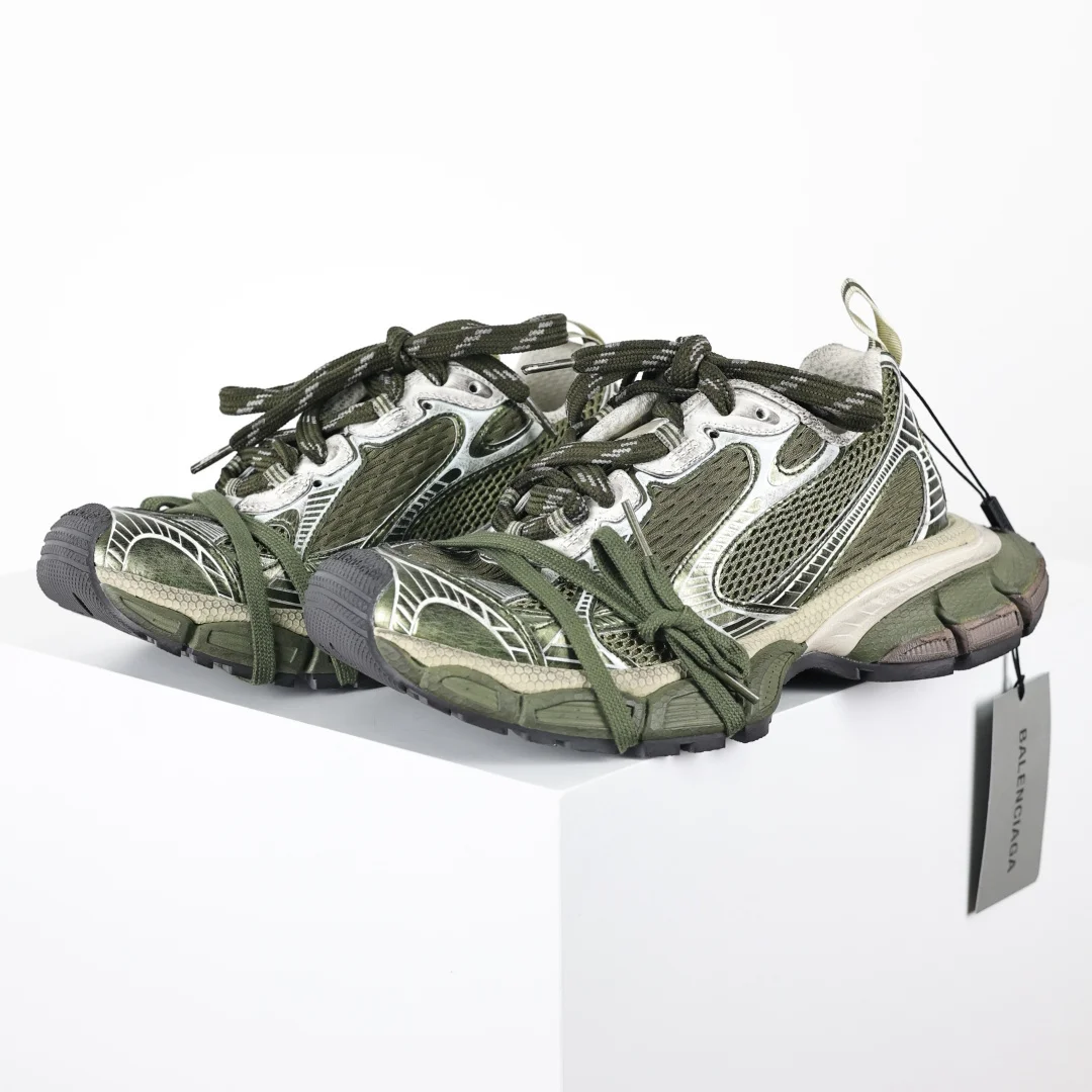 巴黎世家 情侣款滑橡胶大底老爹鞋