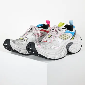 情侣款圆头系带老爹鞋 高仿巴黎世家男士运动鞋