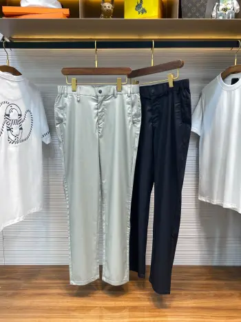 男士金属徽章吊坠商务休闲百搭西装长裤 高仿布鲁内洛库奇内利休闲裤/西裤