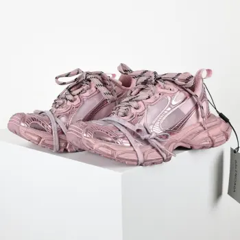 情侣款滑橡胶大底老爹鞋 高仿巴黎世家男士运动鞋